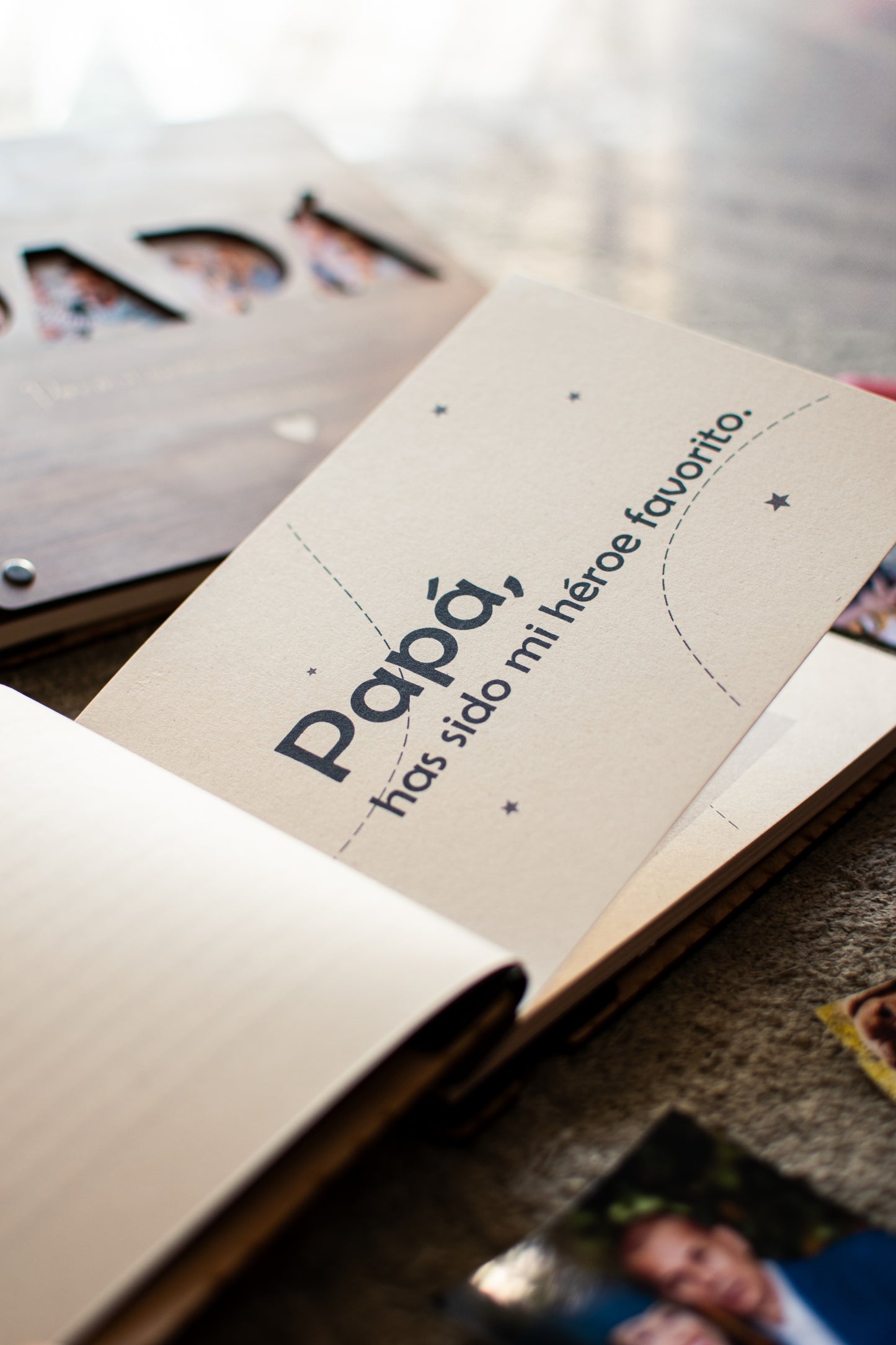 Álbum Madera Papá Grande