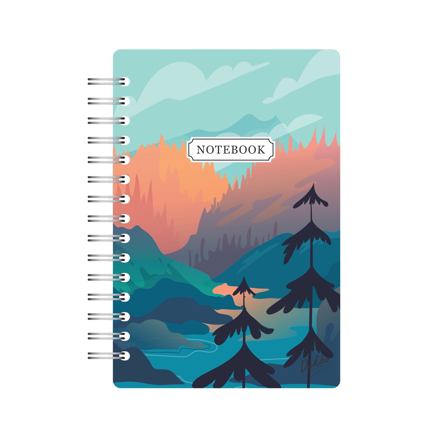 Cuaderno de Madera Color | Bosque |