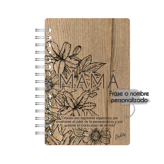 Planeador diario madera | Mamá |