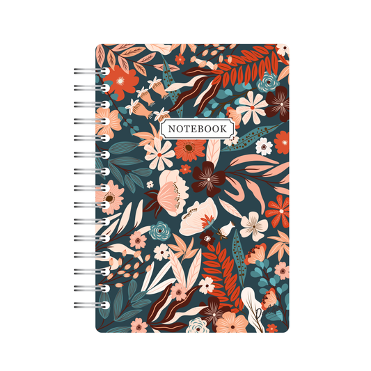 Cuaderno de Madera Color | Floral |