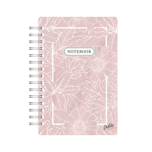 Cuaderno de Madera Color | Flores |